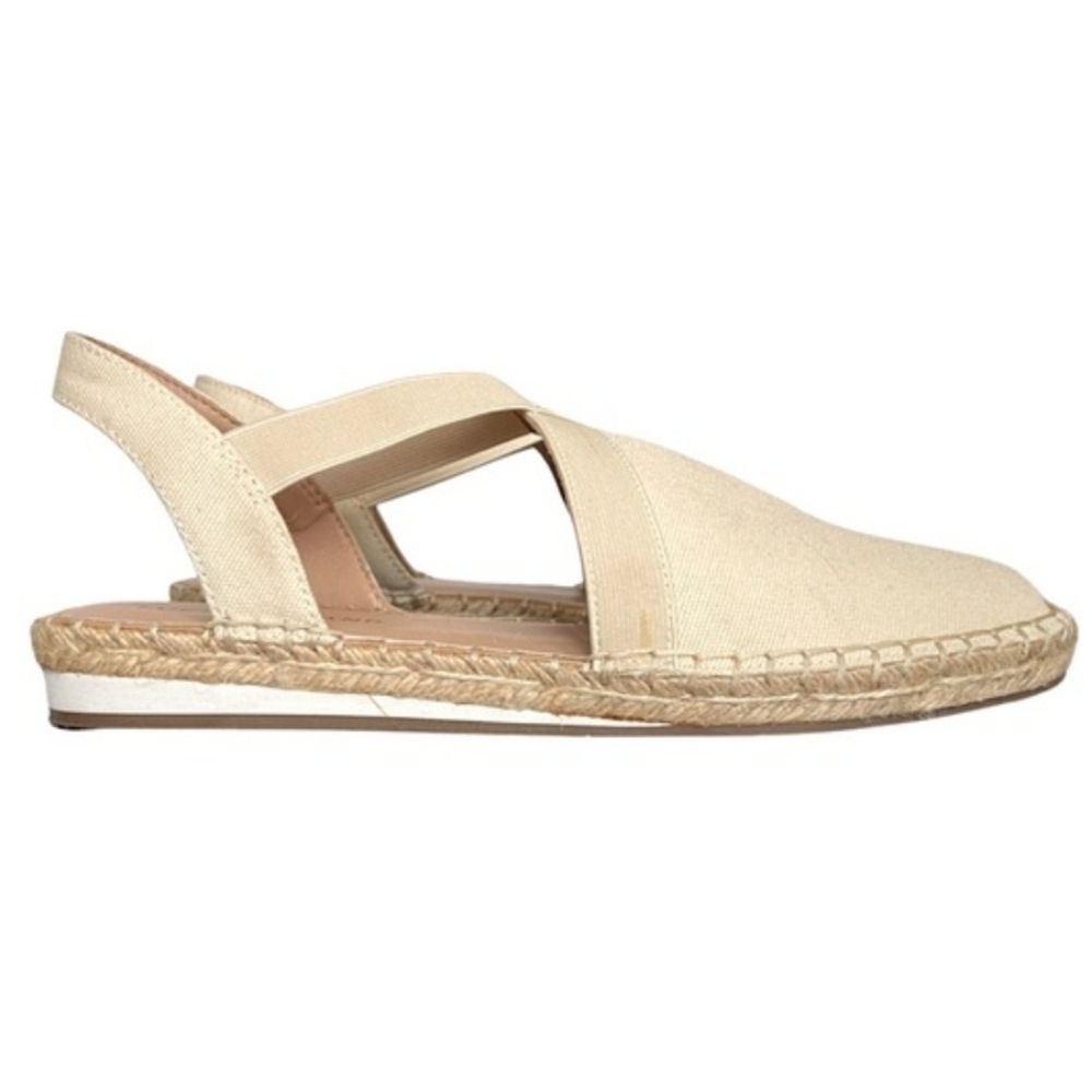 Lucky Brand Womens Rifka Canvas Espadrille Loafer Slip on shoes sz 9M